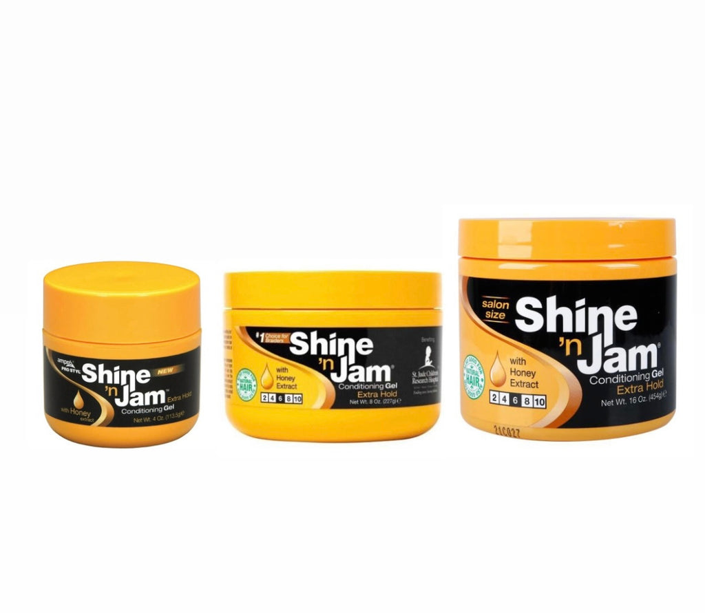 Ampro Shine 'n Jam Conditioning Gel, Extra Hold 4 oz