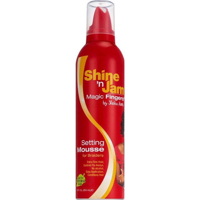 Shine 'n Jam Magic Fingers Setting Mousse, 12 OZ