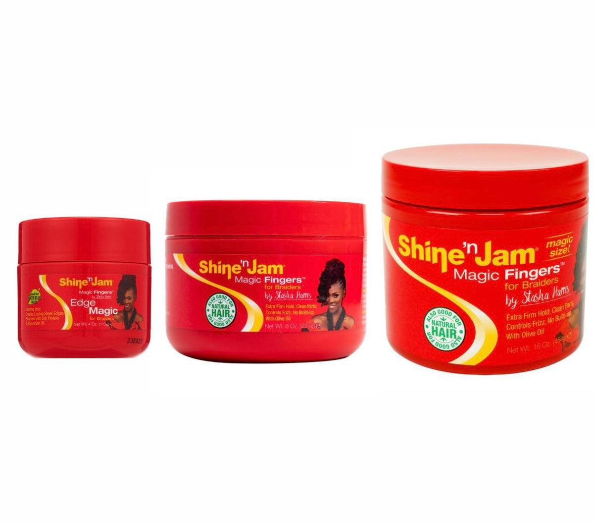 Ampro Shine 'n Jam Magic Fingers Pro Braid Gel 4oz