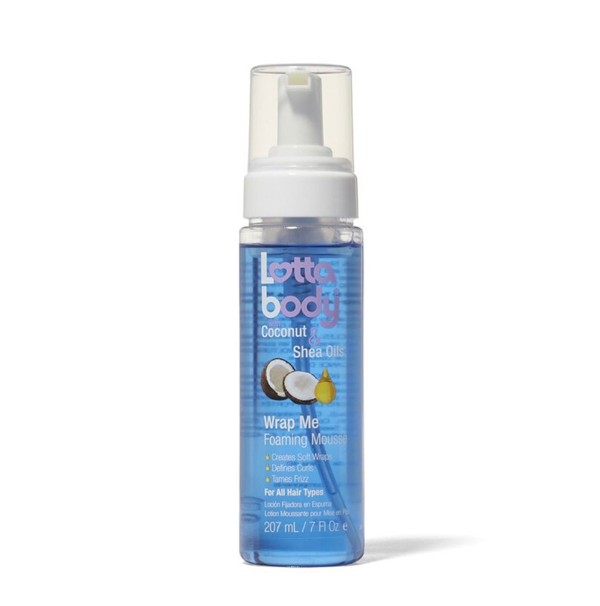Lottabody Coconut & Shea Oils Wrap Me Foaming Mousse 7oz/207ml