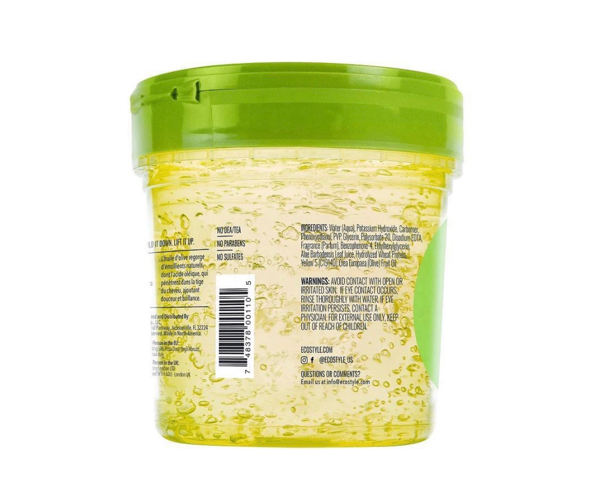 ECO STYLE Professional Olive Styling Gel 8oz