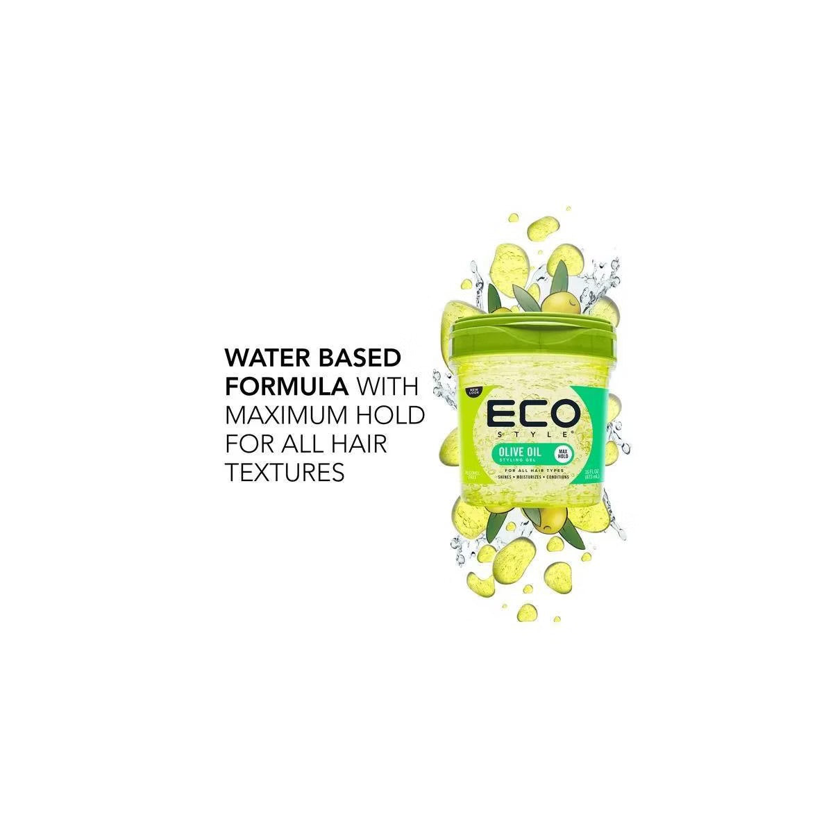 ECO STYLE Professional Olive Styling Gel - 16 fl oz