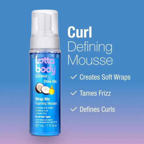 Lottabody Coconut & Shea Oils Wrap Me Foaming Mousse 7oz/207ml