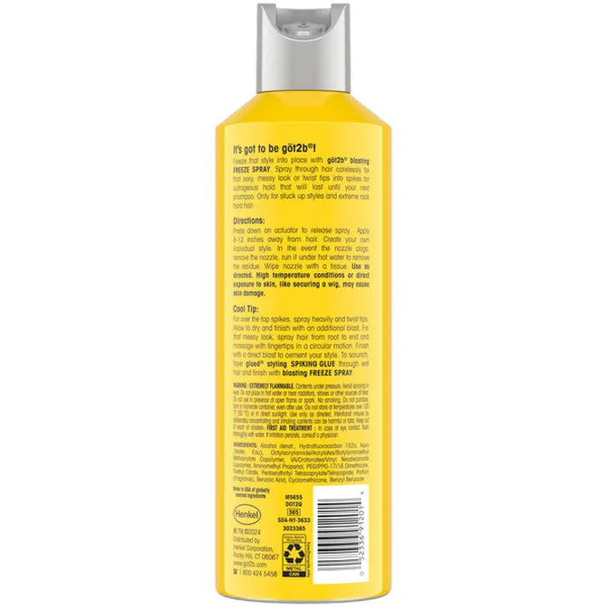 got2B Schwarzkopf Glued Blasting Freeze Hair Spray - 12oz