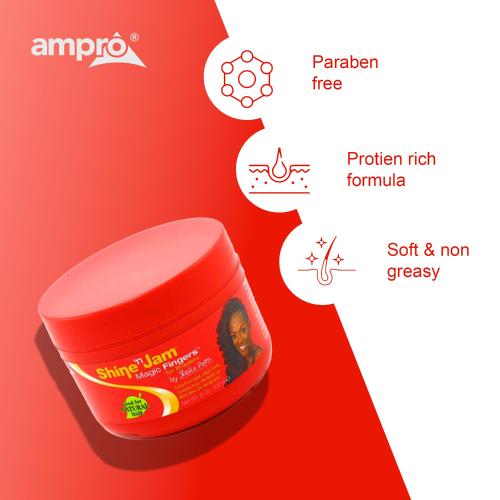 Ampro Shine 'n Jam Magic Fingers Pro Braid Gel 8oz/ 227g