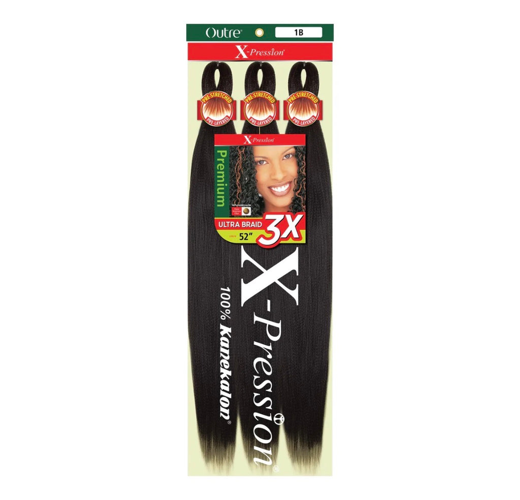 Outre X-Pression 3x Pre-Stretched Braiding Hair 52"