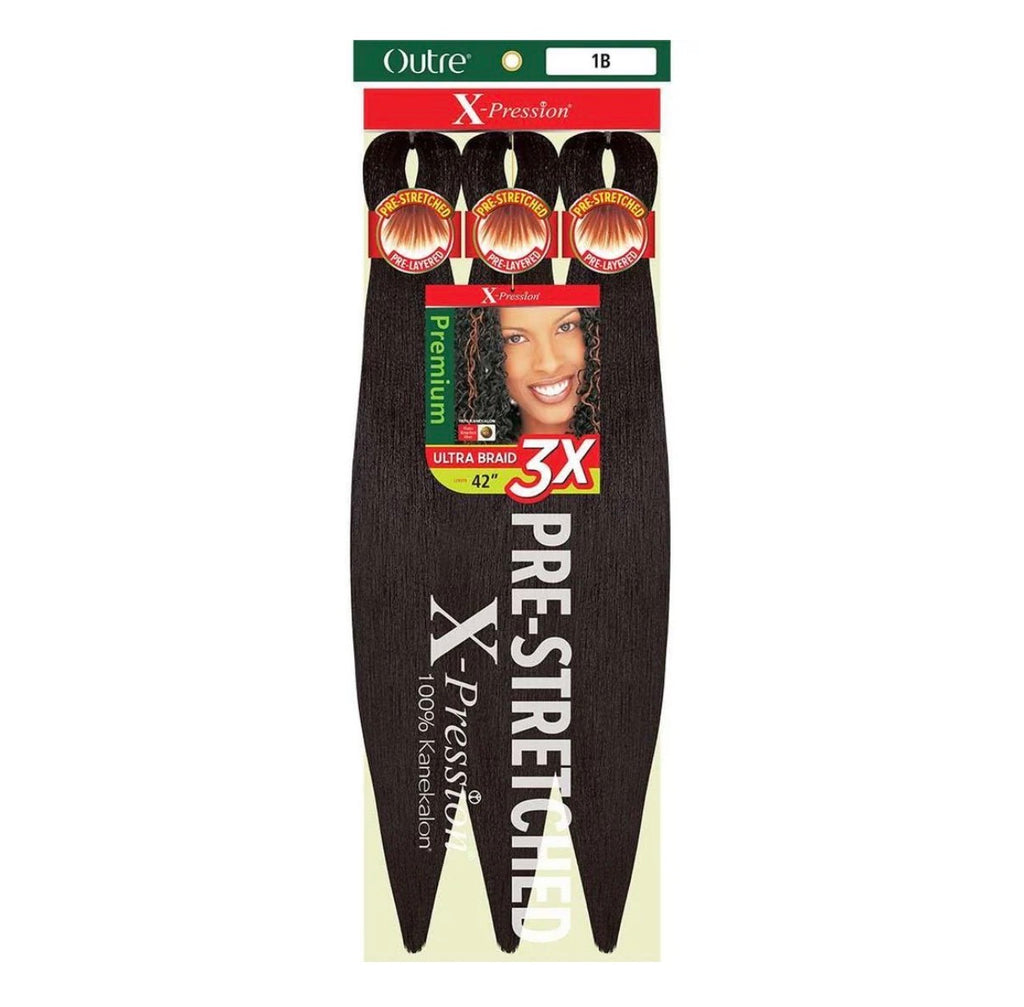 Outre X-Pression 3x Pre-Stretched Braiding Hair 42"